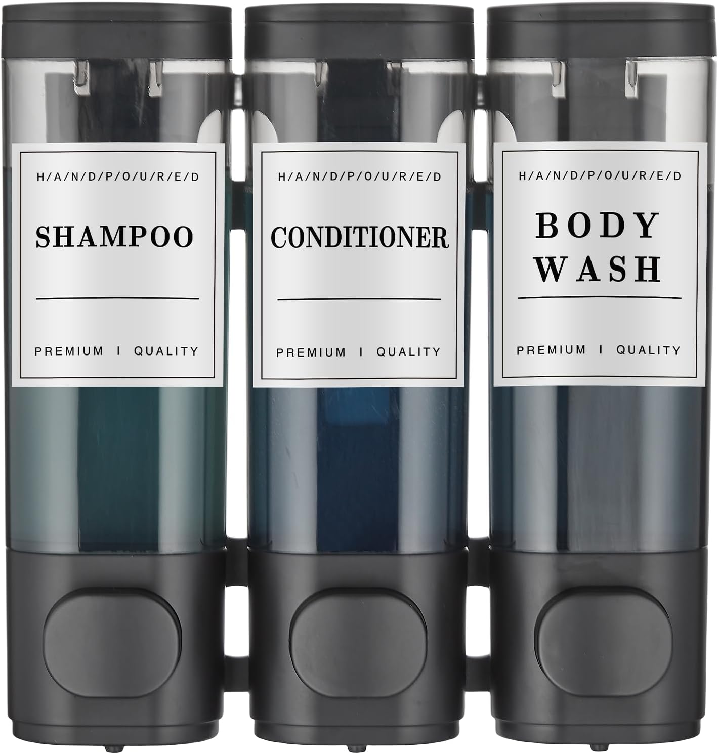 Wall-Mount Triple Soap Dispenser