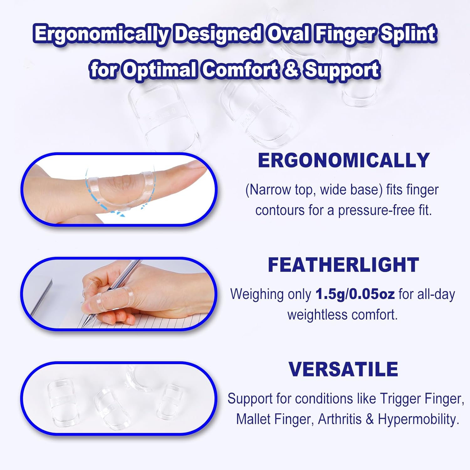 Oval Finger Splints Kit