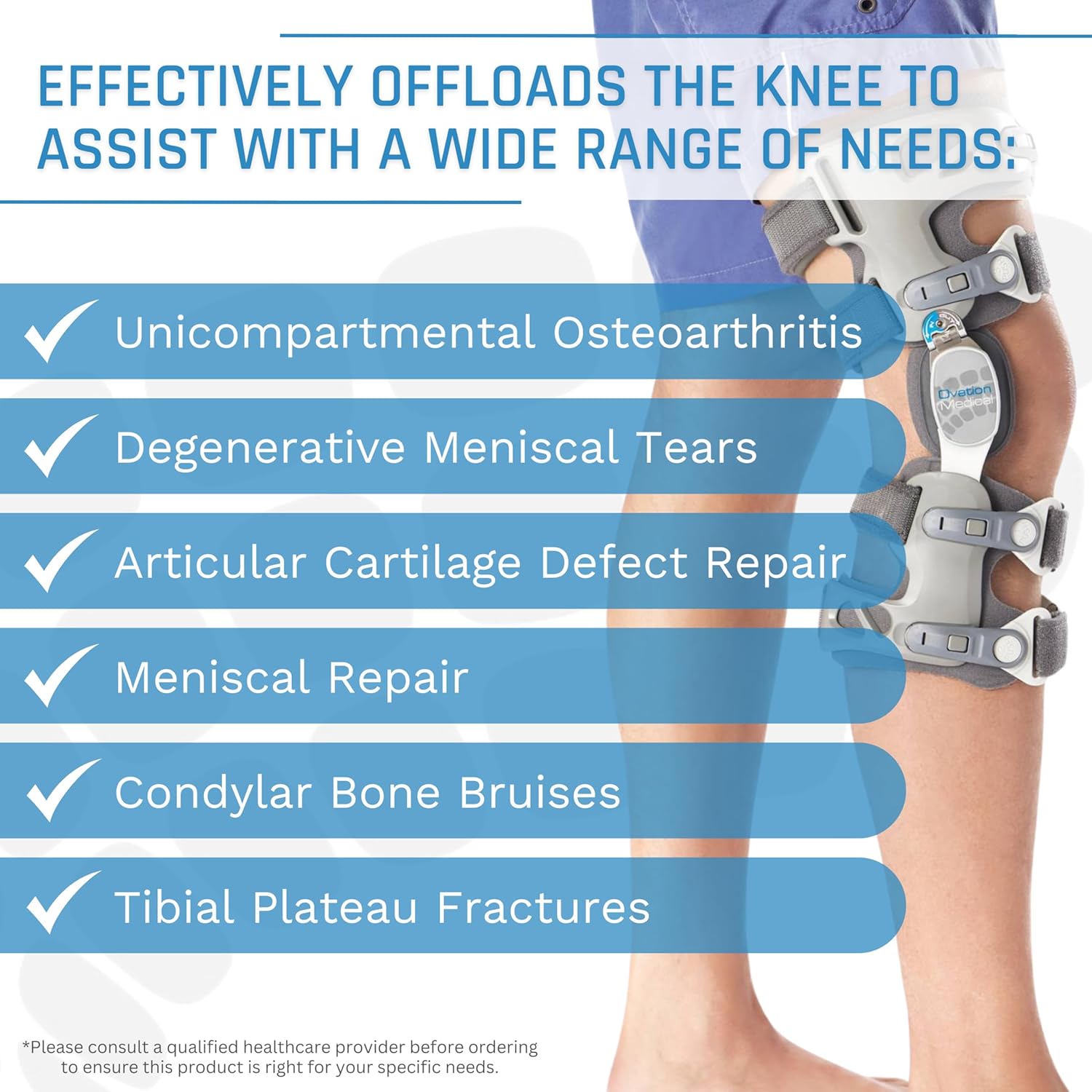 Single-Upright Unloader Knee Brace