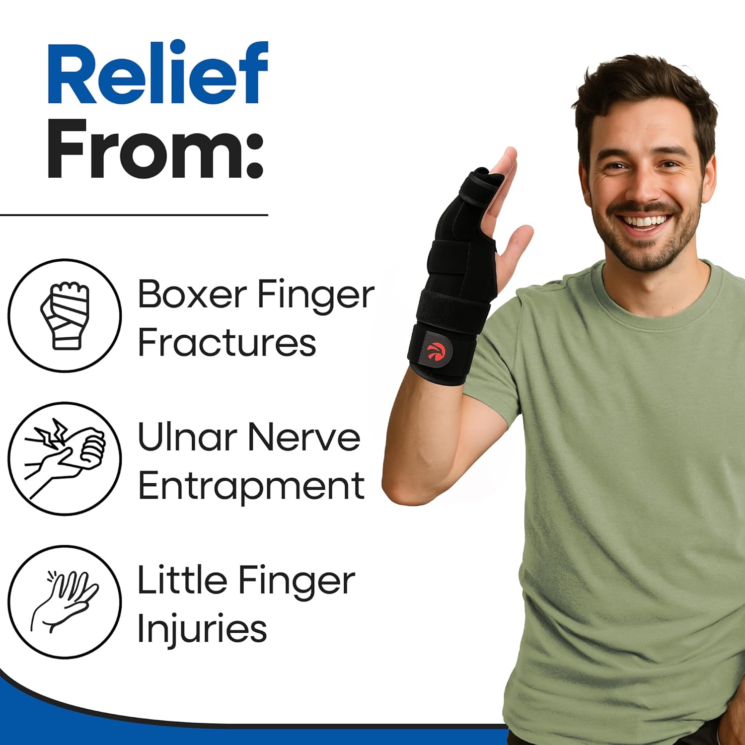 Boxer Splint (Longer / Ulnar Gutter style)