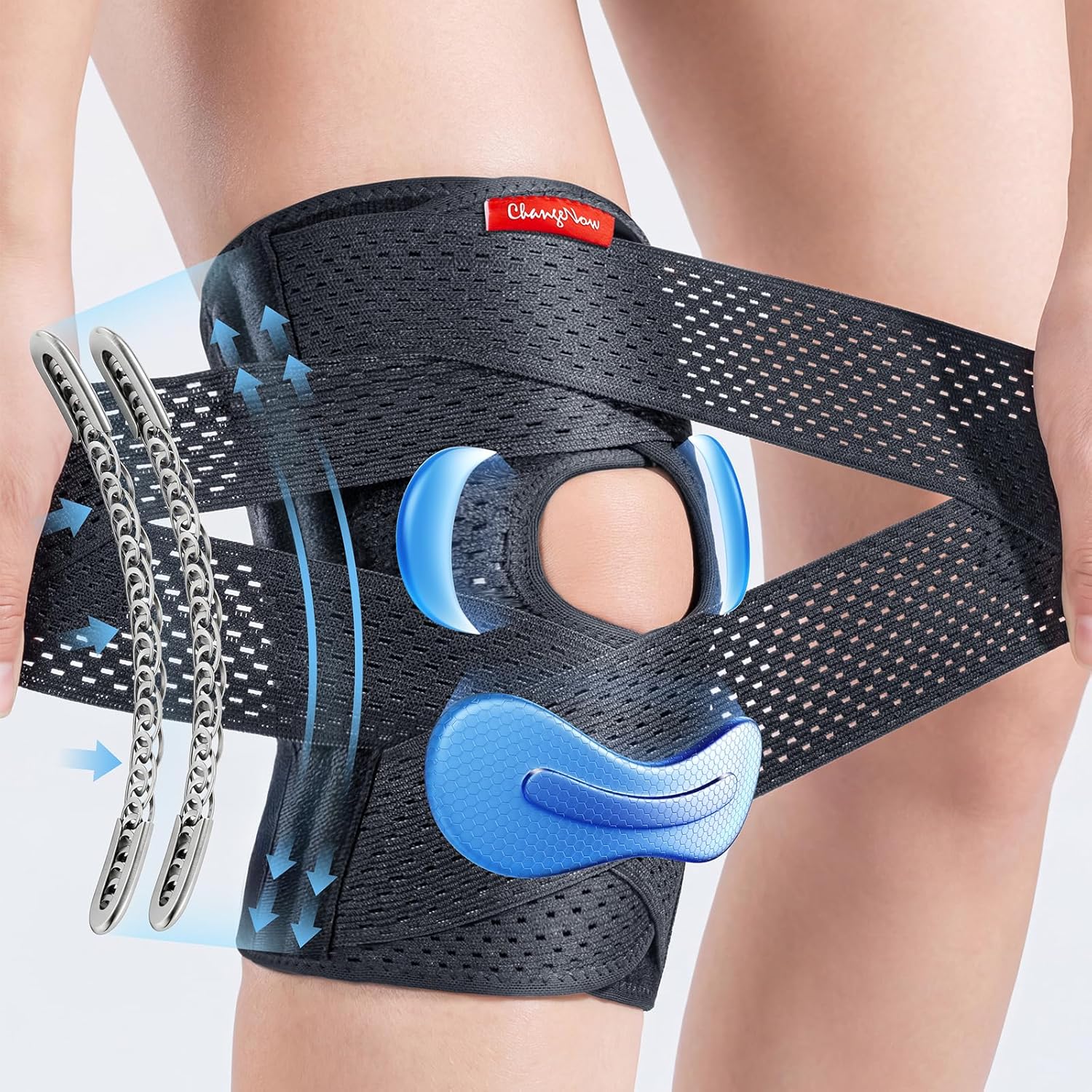 Adjustable-Compression Knee Sleeve